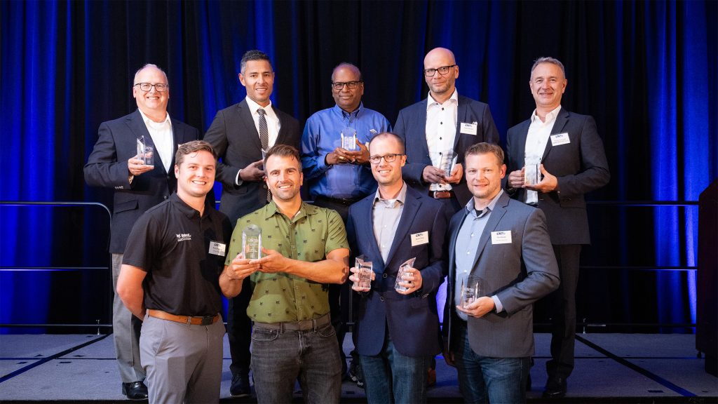 Diesel Progress Summit 2023 award winners standing