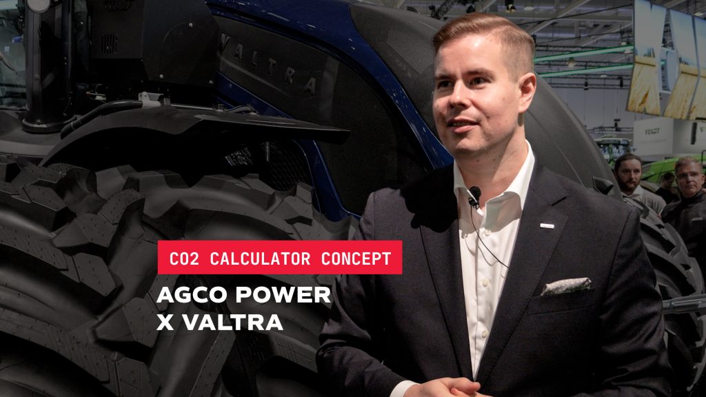Matti Tiitinen of Valtra talking about CO2 Calculator concept